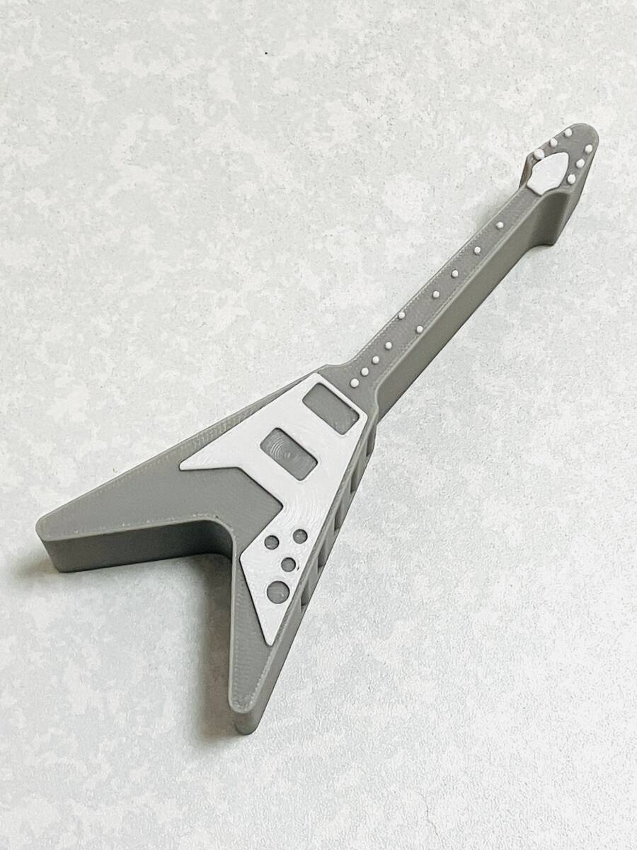新品★フライングV ギター型 ピックホルダー★ギブソン Gibson フィギュア ミニチュア メタル METAL スレイヤー 小山田圭吾 コーネリアス