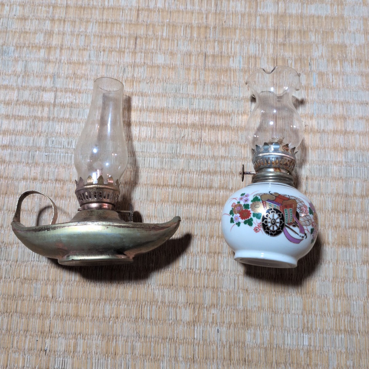 昭和レトロ オイルランプ アルコールランプ ヴィンテージ　ジャンク品