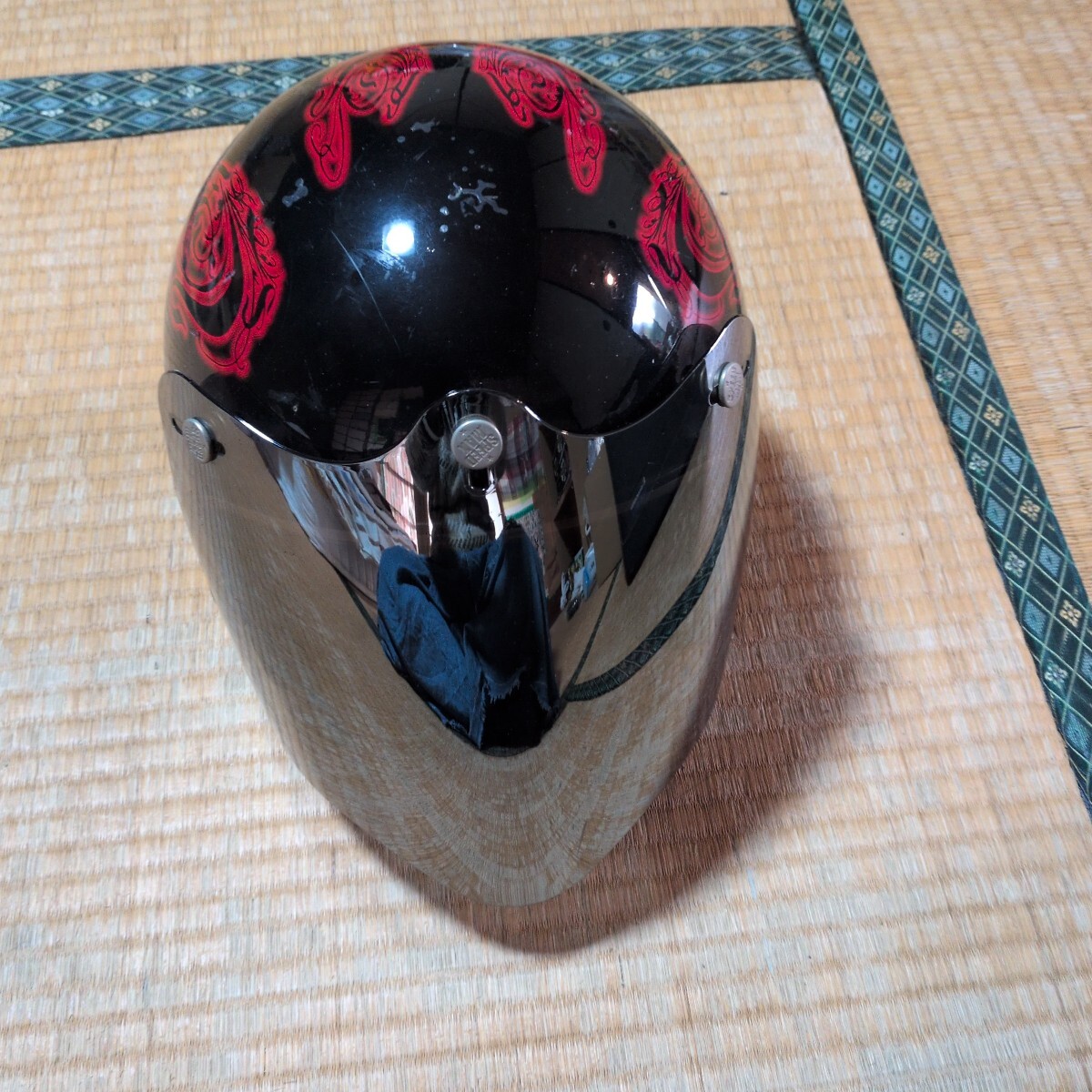フルフェイス ヘルメットドクロ