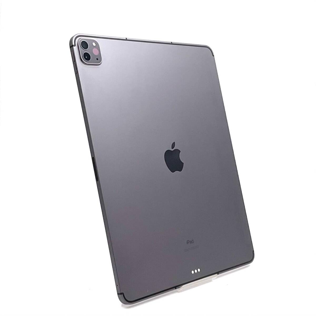 【全額返金保証】【最速発送】Apple iPad Pro 12.9インチ 第5世代 128GB スペースグレイ WiFi+Cellular au 美品 動作確認済