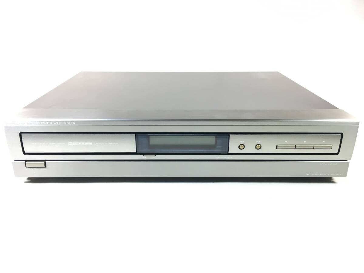 ＤＥＮＯＮ　ＤＲ－２１０　オートリバース　シングルカセットデッキ　キャプスタンベルト新品交換済