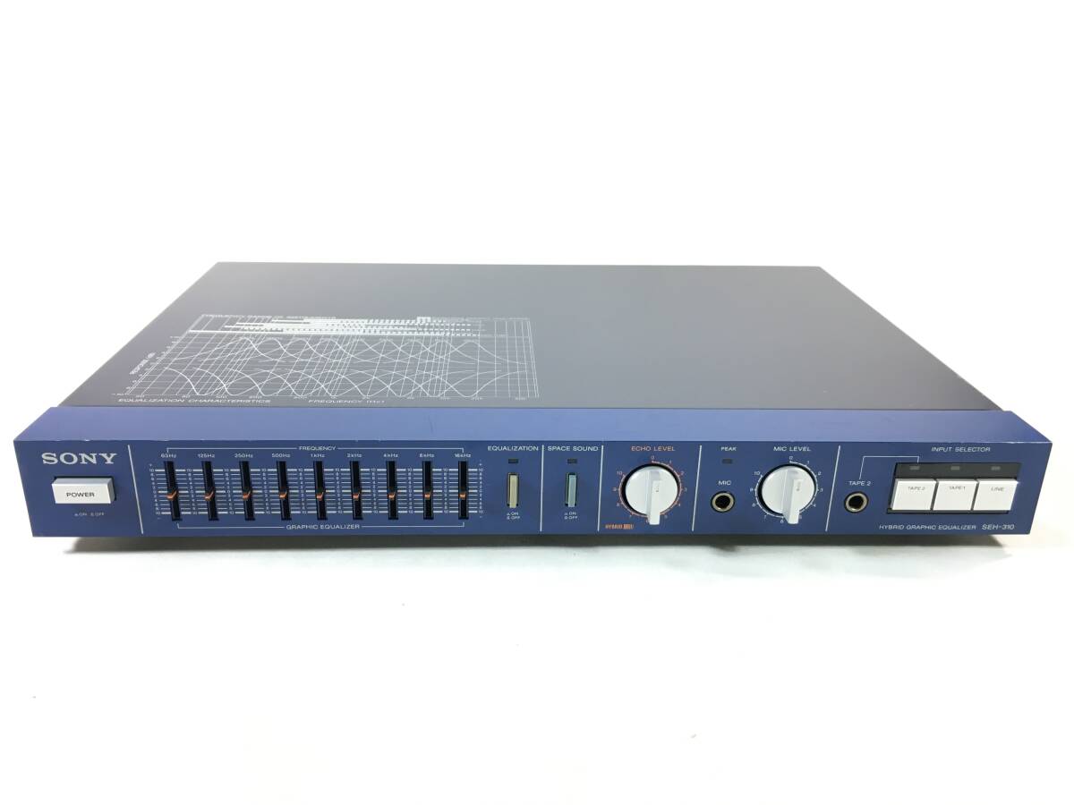ＳＯＮＹ　ＳＥＨ－３１０　９バンド　イコライザー　マイク入力、エコー調節可能　ＴＡＰＥ×２台接続可能　ソニー