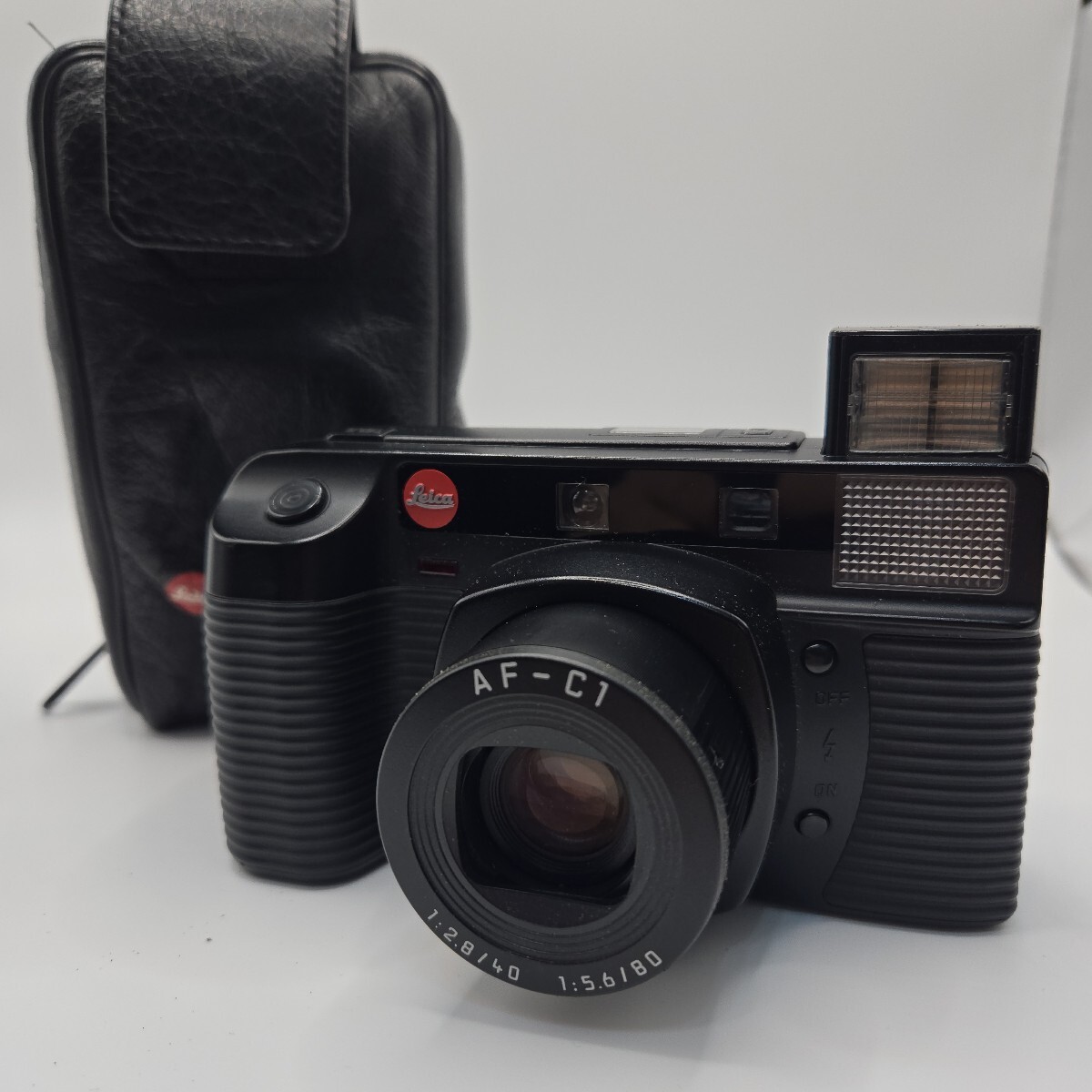カメラ祭り 1円～ LEICA ライカ AF-C1 コンパクトフィルムカメラ ケース付き