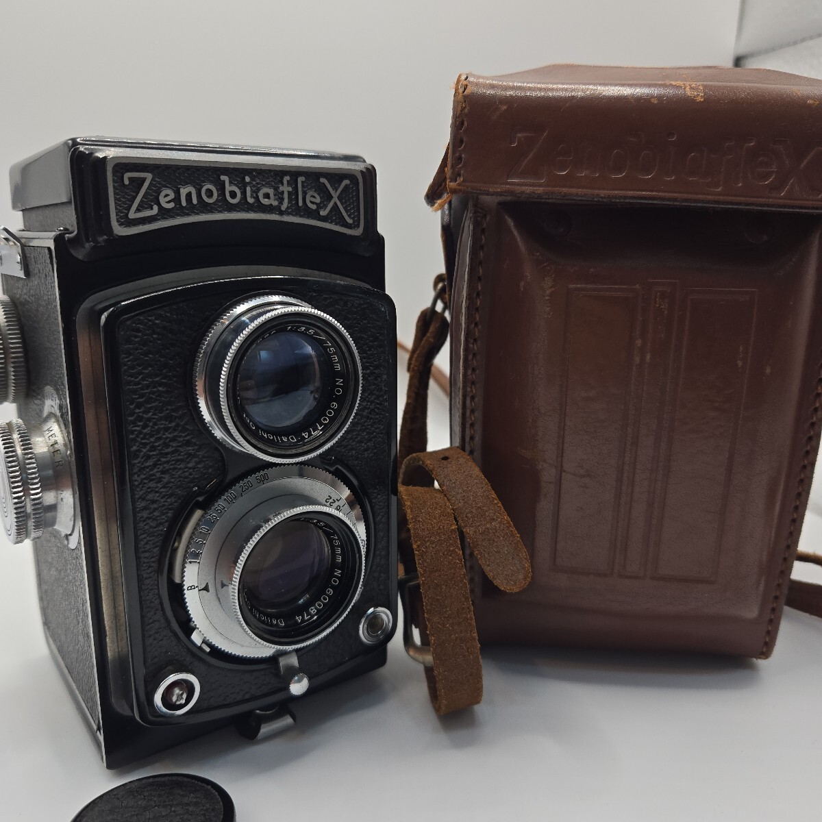 カメラ祭り Zenobiaflex ゼノビアフレックス neo-Hesper 75mm f3.5 二眼レフ フィルムカメラ 動作品