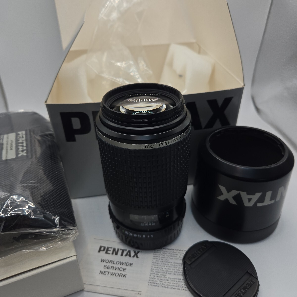 カメラ祭り 1円～ PENTAX FA 645 200mm f4 IF ペンタックス カメラレンズ 　箱 ケース付き