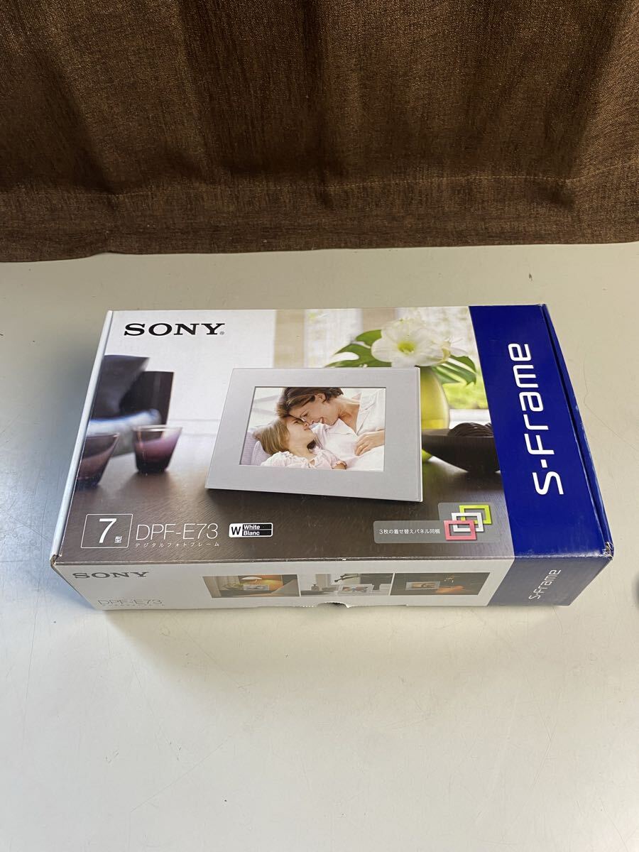 ソニー SONY DPF-E73 デジタルフォトフレーム ホワイト