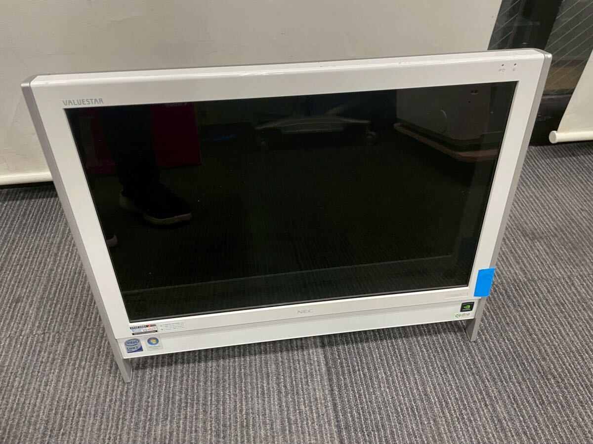 NEC☆19インチ モニタ一体型ディスクトップパソコン☆PC-VN750RG6W☆Core2Duo 2.53GHz☆HDD/メモリ/OSなし☆動作不明☆ジャンク