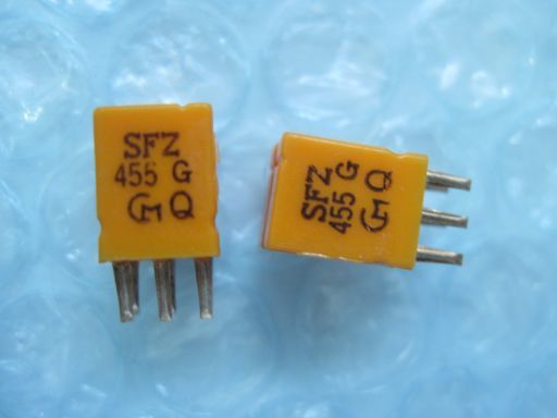 P0044　MURATA　ムラタ　セラミックフィルタ　SFZ455　動作未確認　未使用品ですが長期保存品　ジャンク品　2個セット