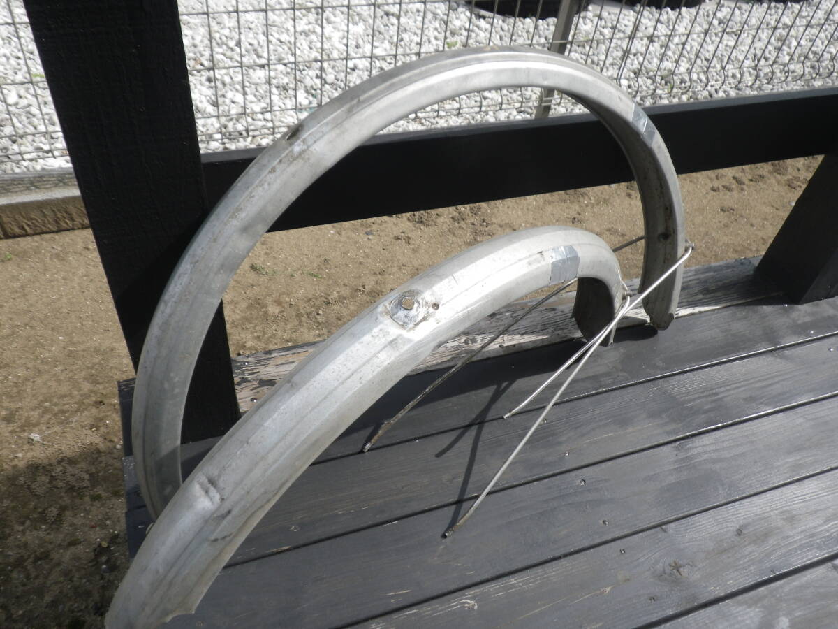 ★650B泥除けジャンク　ダルマネジ付き★キズだらけのランドナーにどうぞ