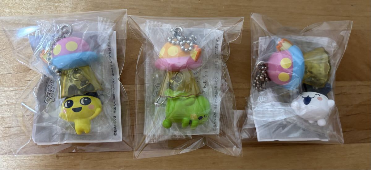 たまごっち UFOスイング まめっち ガチャ ガチャガチャ キーホルダー　みみっち くちぱっち まめっち　3点セット