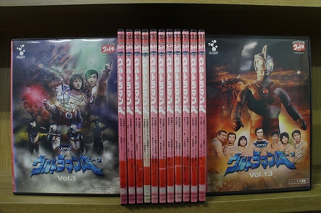DVD ウルトラマンA エース 全13巻 ※ケース無し発送 レンタル落ち ZBB190