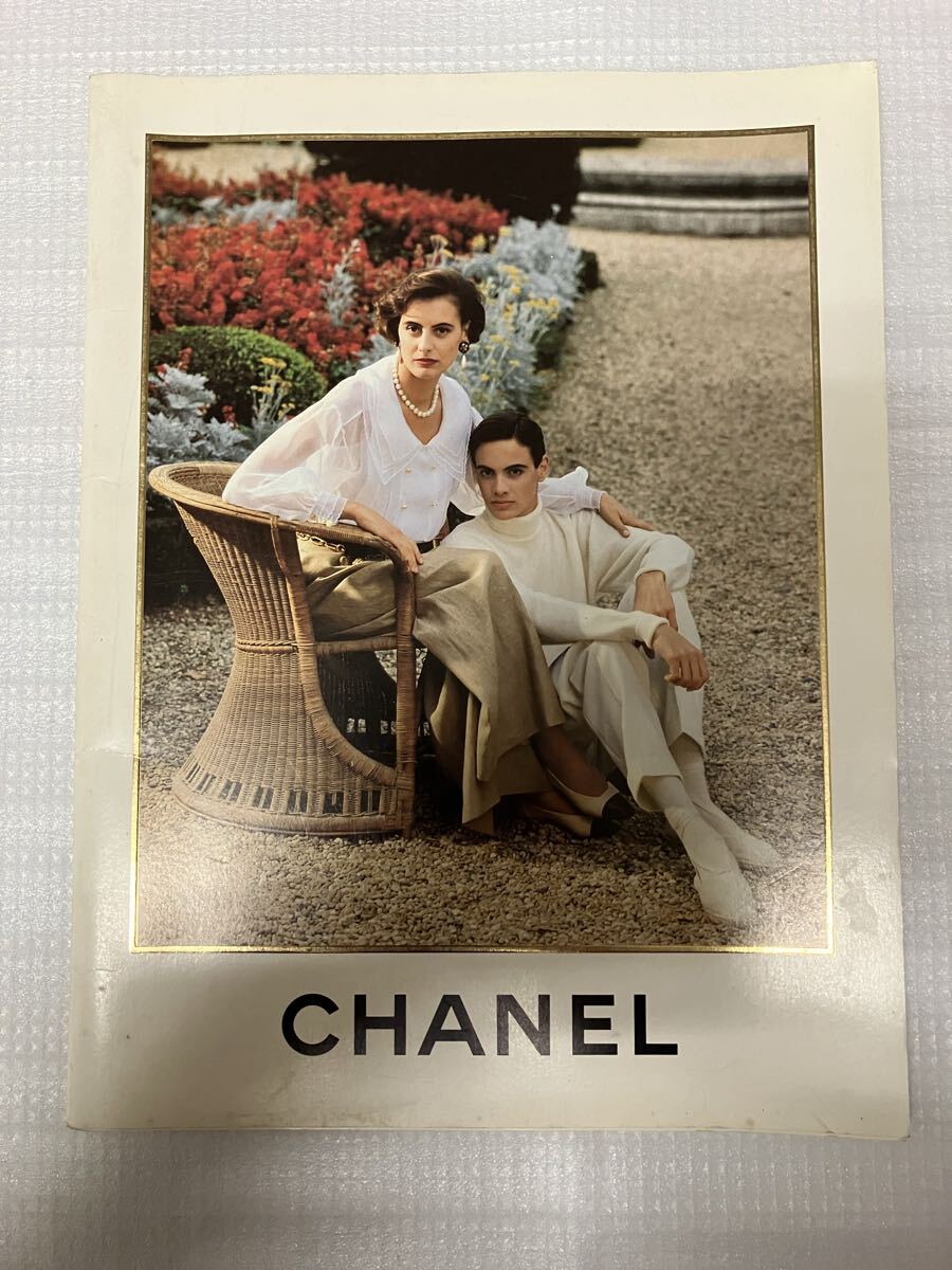 希少 CHANEL シャネル ヴィンテージ カタログ spring-summer 1989 collection 