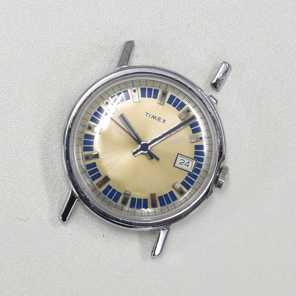 1円 不動品 腕時計 タイメックス TIMEX 機械式 手巻き メンズ 同梱不可