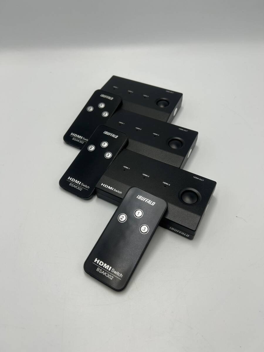 [2-225]BUFFALO HDMI Switch BSAK302 切替機