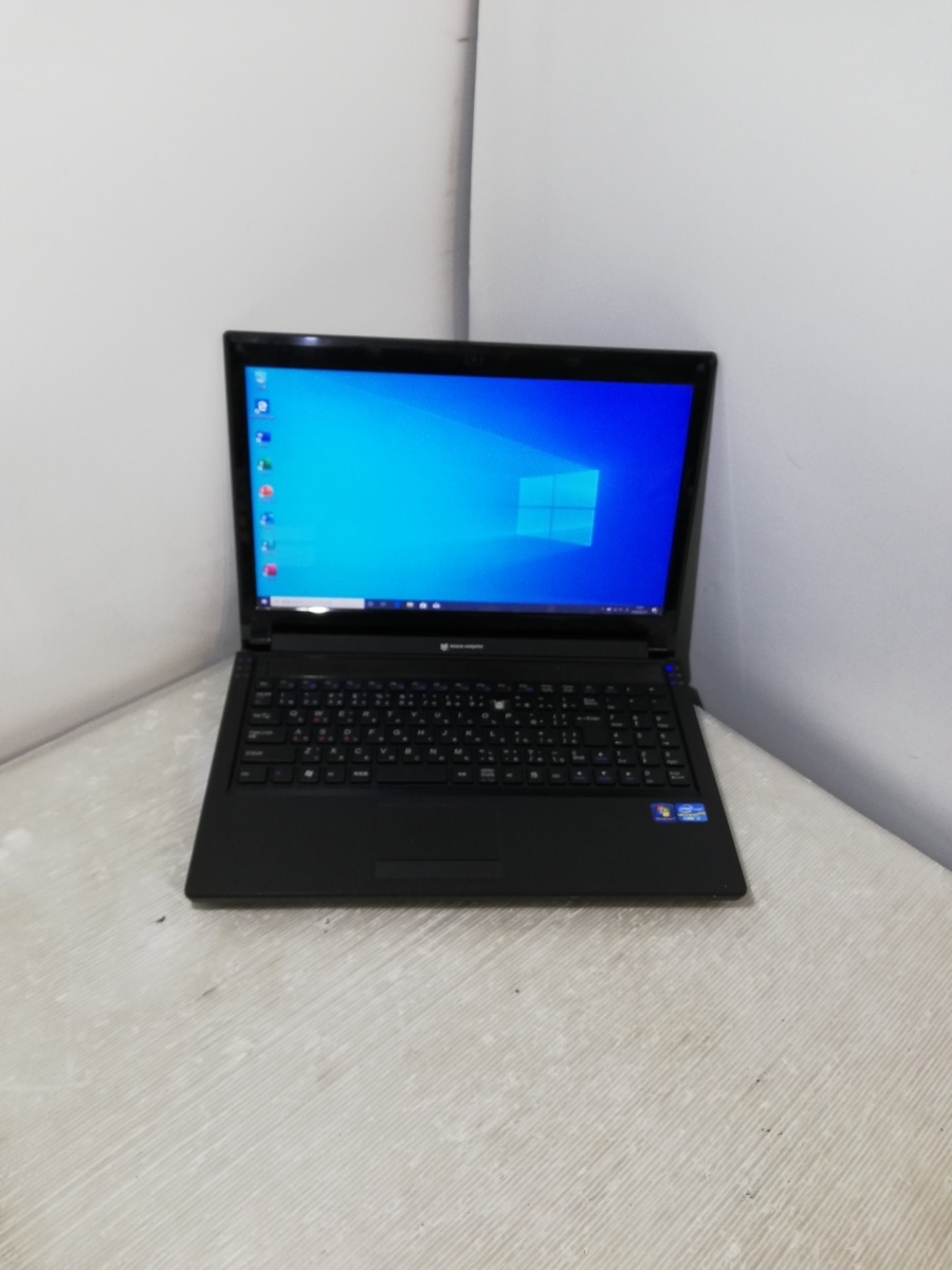 フルHD mouse computer P151HM1 i7-2760QM 2.40Ghz/8G/500G Windows 10 Office365最新版 導入 パワーポイント Bluetooth/無線LAN/カメラ/BD