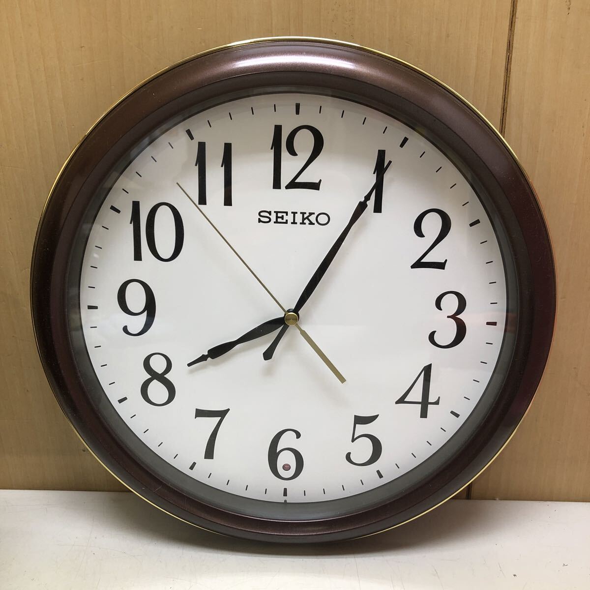 TK6798 セイコー(SEIKO)電波掛時計 KX234B 通電確認 0309