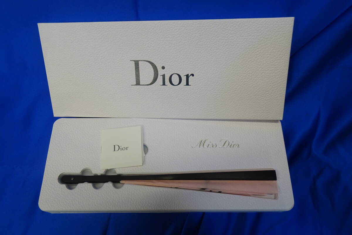 送料無料 Christian Dior クリスチャンディオール 扇子 非売品 ピンク　センス