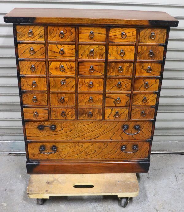 直接取引/家財おまかせ便のみ/李朝家具/薬箪笥/伝統工芸/韓国家具/アジア/アンティーク/現状品