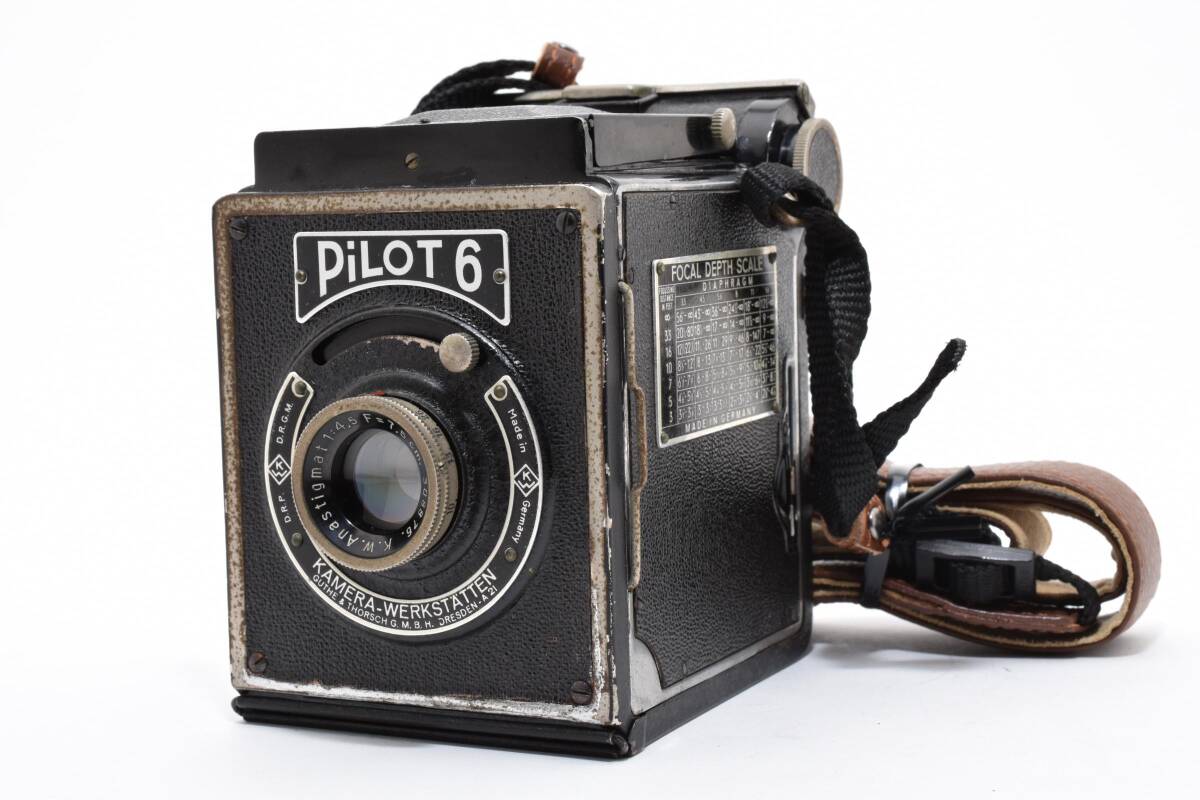 ★希少品★ PILOT 6 7.5ｃｍ F3.5 KW(カメラベルク)社 ドイツ 6×6判