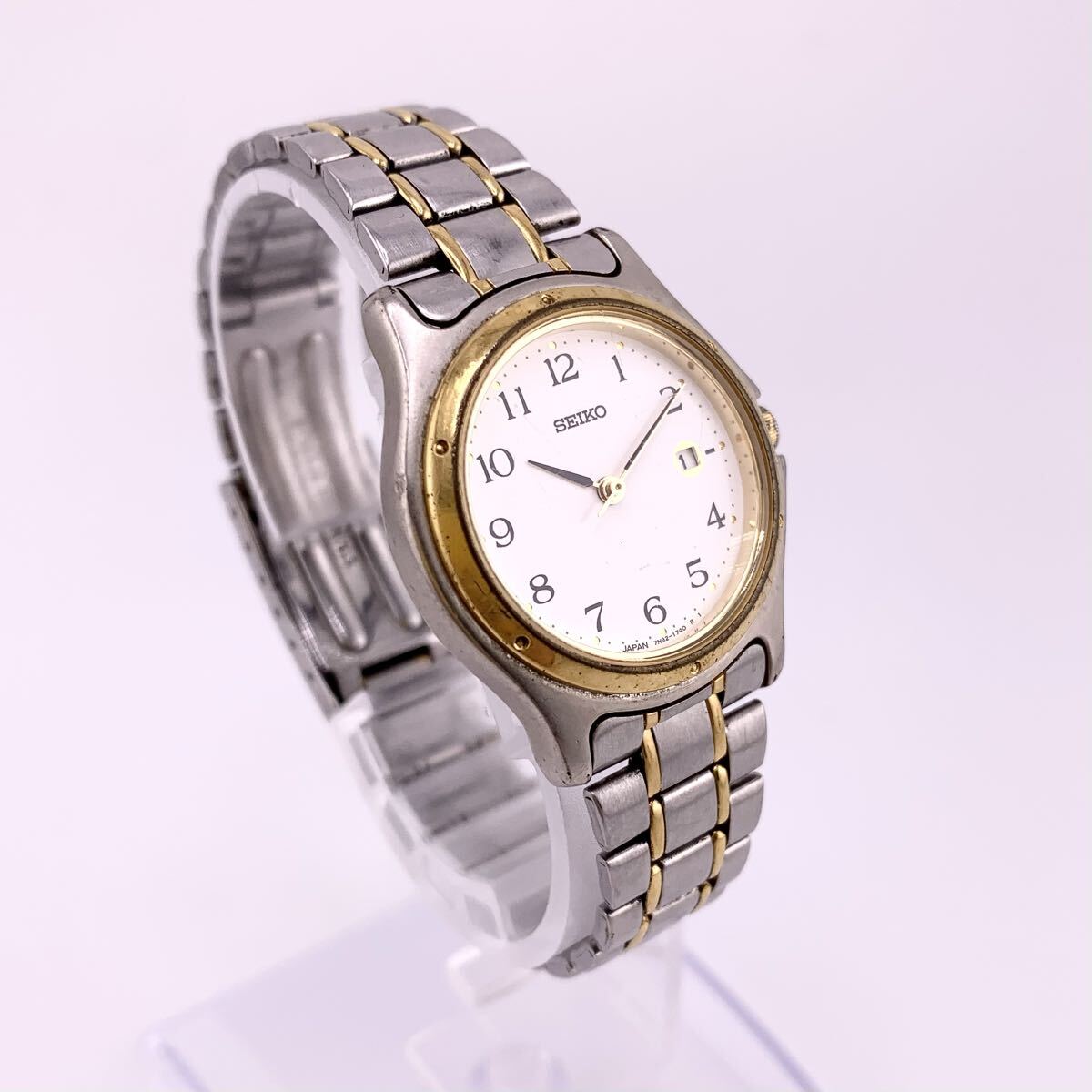 SEIKO 腕時計 7N82-0790 クォーツ シルバー カラー ゴールド カラー【S70937-SJ908】