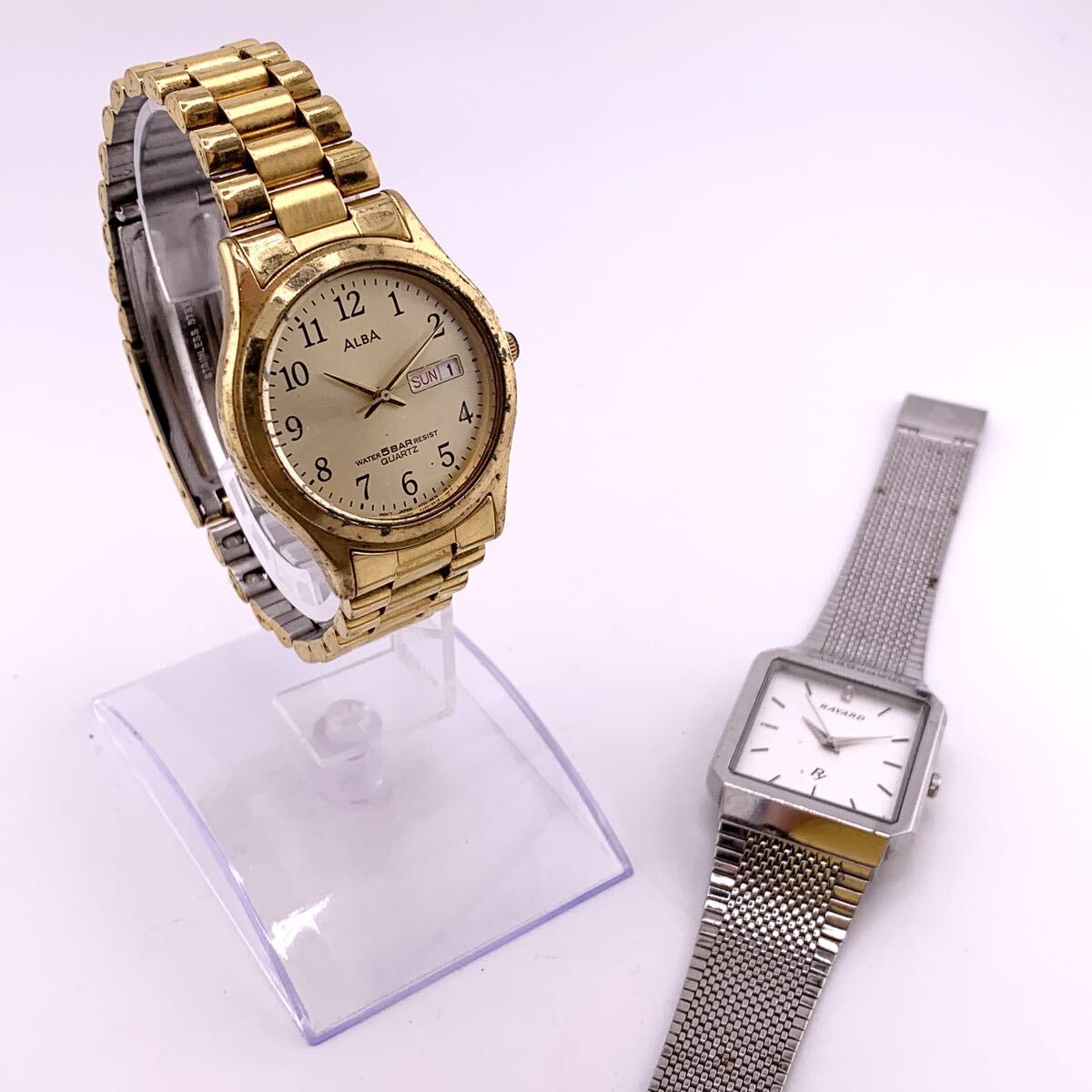 腕時計 ALBA V733-6C20 アルバ RAYARD RY167 クォーツ ゴールド カラー シルバー カラー【S70939-SJ875】