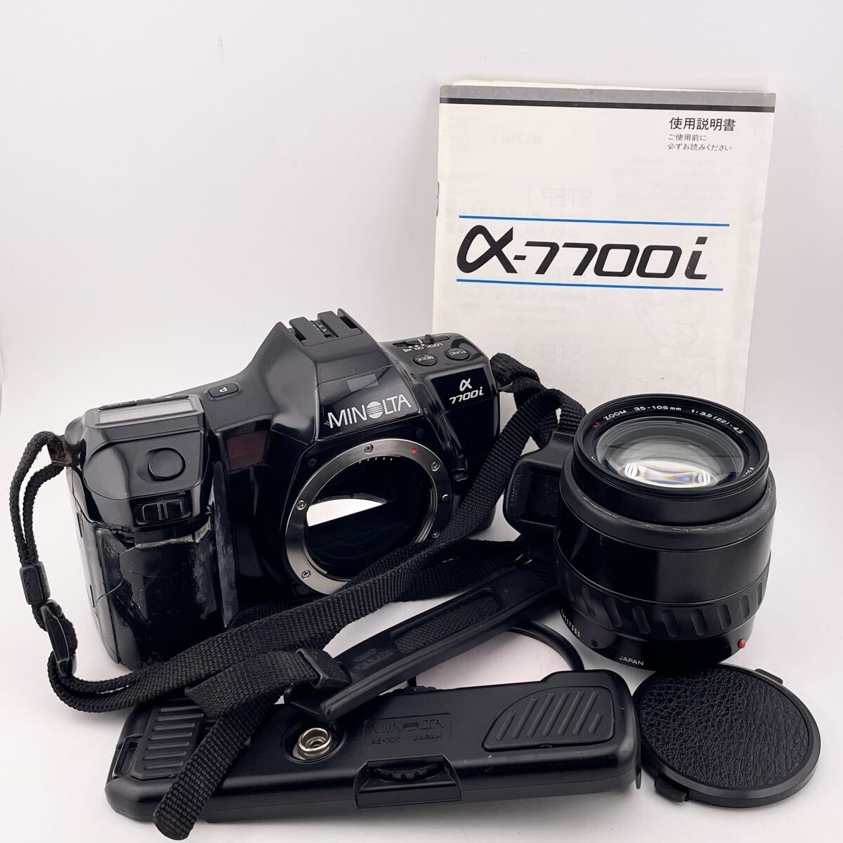 MINOLTA α-7700i フィルムカメラ AF ZOOM 35-105mm F3.5-4.5 レンズ A-700 カメラアクセサリー 説明書 【S84768-3228-1】