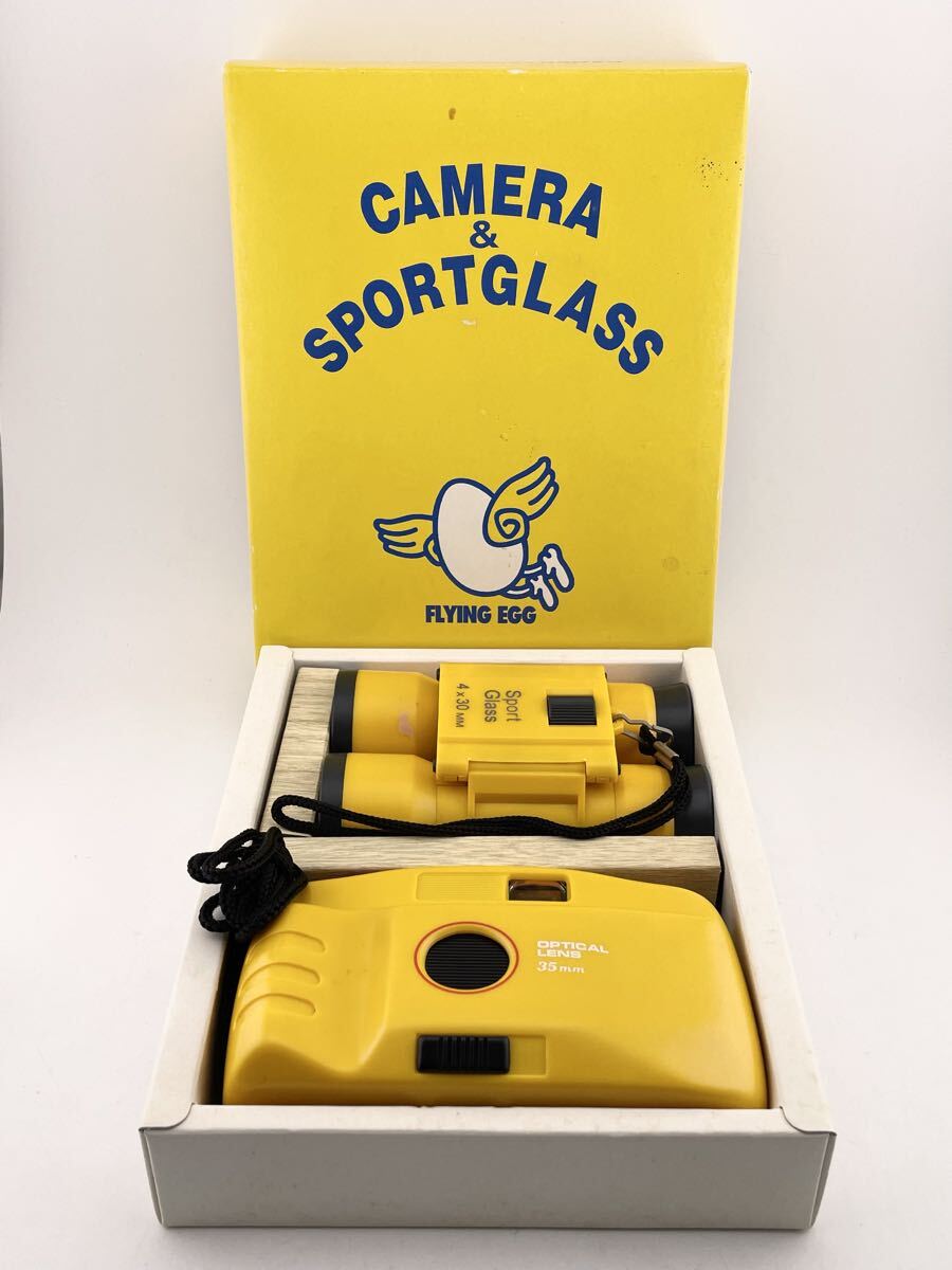 CAMERA & SPORTGLASS FLYING EGG フィルムカメラ 双眼鏡 【S84672-3220-4】
