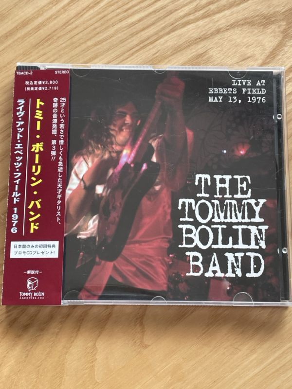 貴重国内中古CD：THE TOMMY BOLIN BAND エベッツフィールド1976