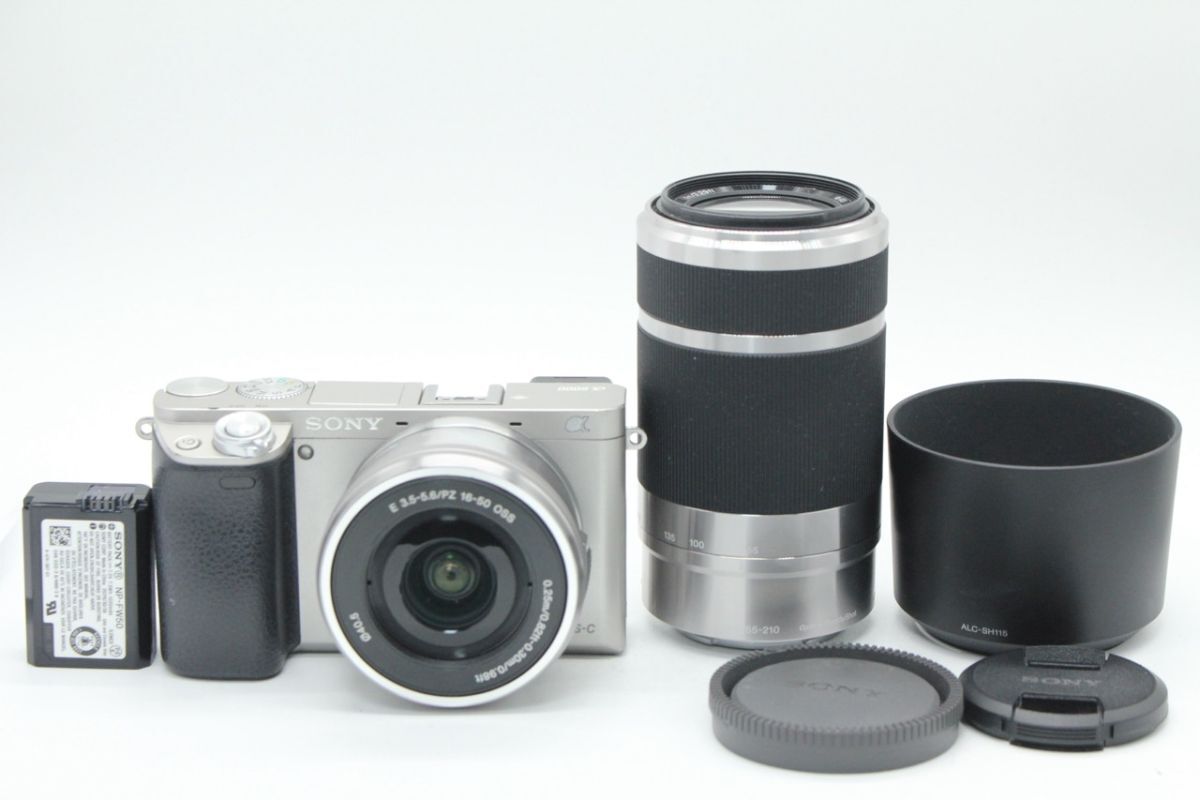 ★良品★ソニー SONY α6000 ダブルズームレンズキット #541@x RO4268