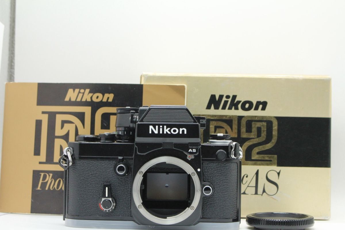 ★極上美品★ニコン NIKON F2フォトミック AS ブラック ほぼ新品 箱付き #011@x RO4261