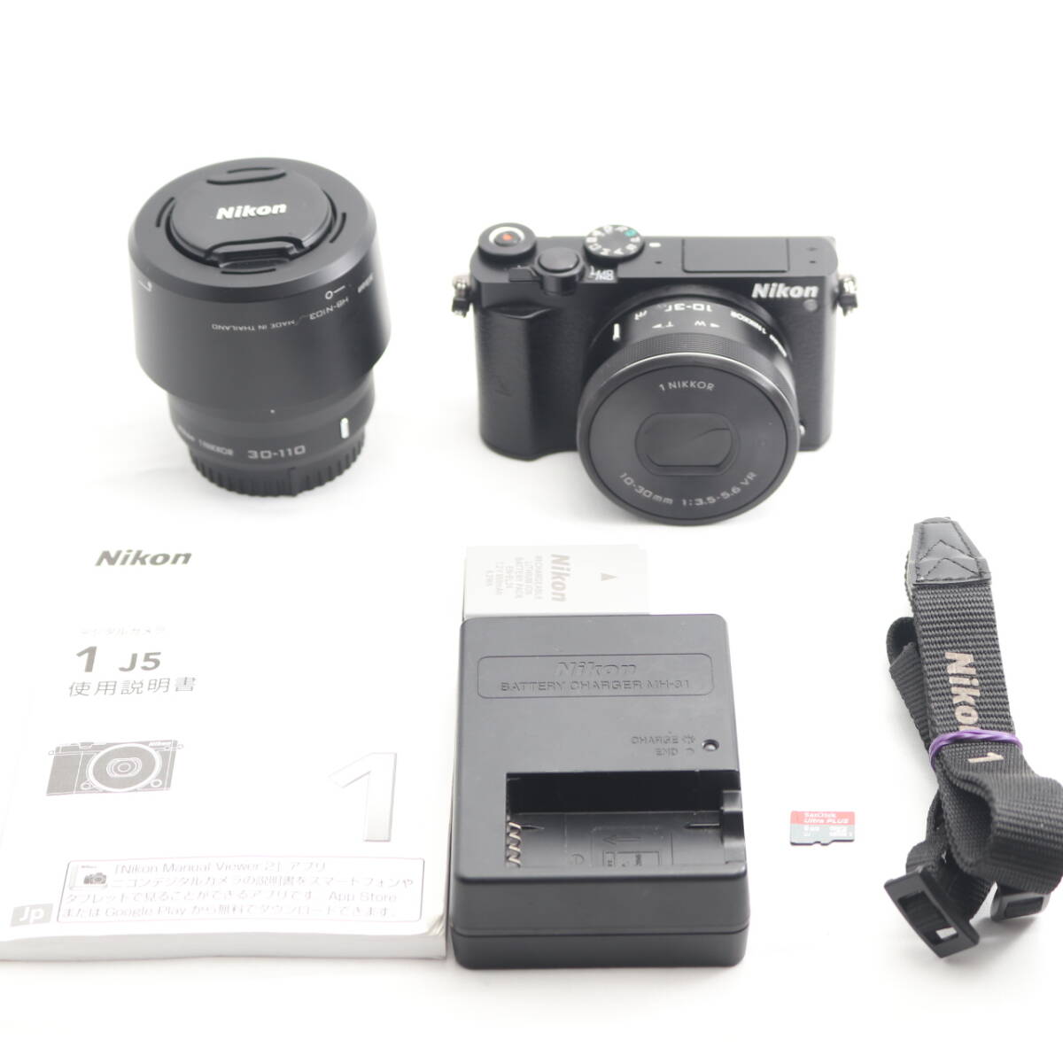 Nikon ミラーレス一眼 Nikon1 J5 ダブルズームキット ブラック