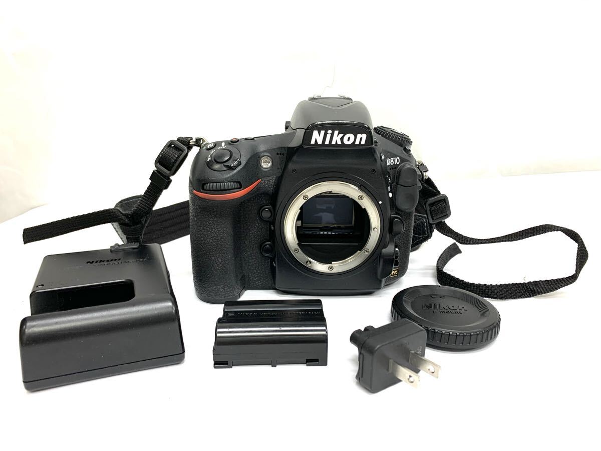 Nikon ニコン D810 デジタル一眼レフカメラ ボディ 充電器 バッテリー付き 初期化済 簡易動作確認済 Y691-19