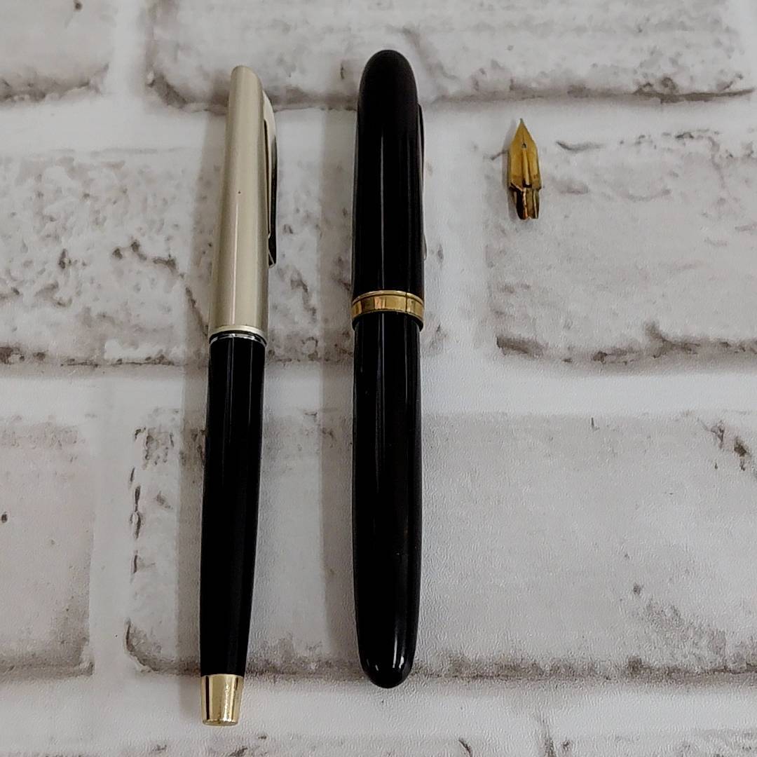 【TC0303③？】万年筆 ペン先 14K 3点セット SUPERIOR PLATINUM PIROT 文房具 筆記具