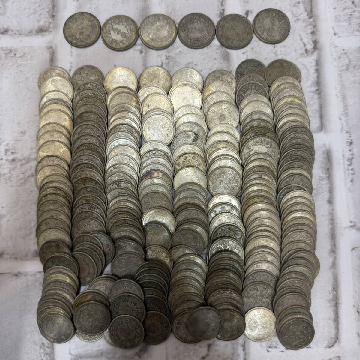 【TF0313②？】旭日50銭銀貨 256枚 まとめ 古銭 日本古銭 コレクション 五十銭