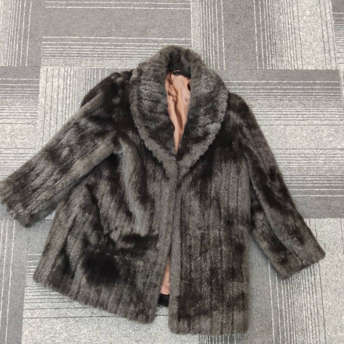 【TM0313②】ミンク コート サイズ11号 DASCO 毛皮コート アンティーク レトロ 衣類