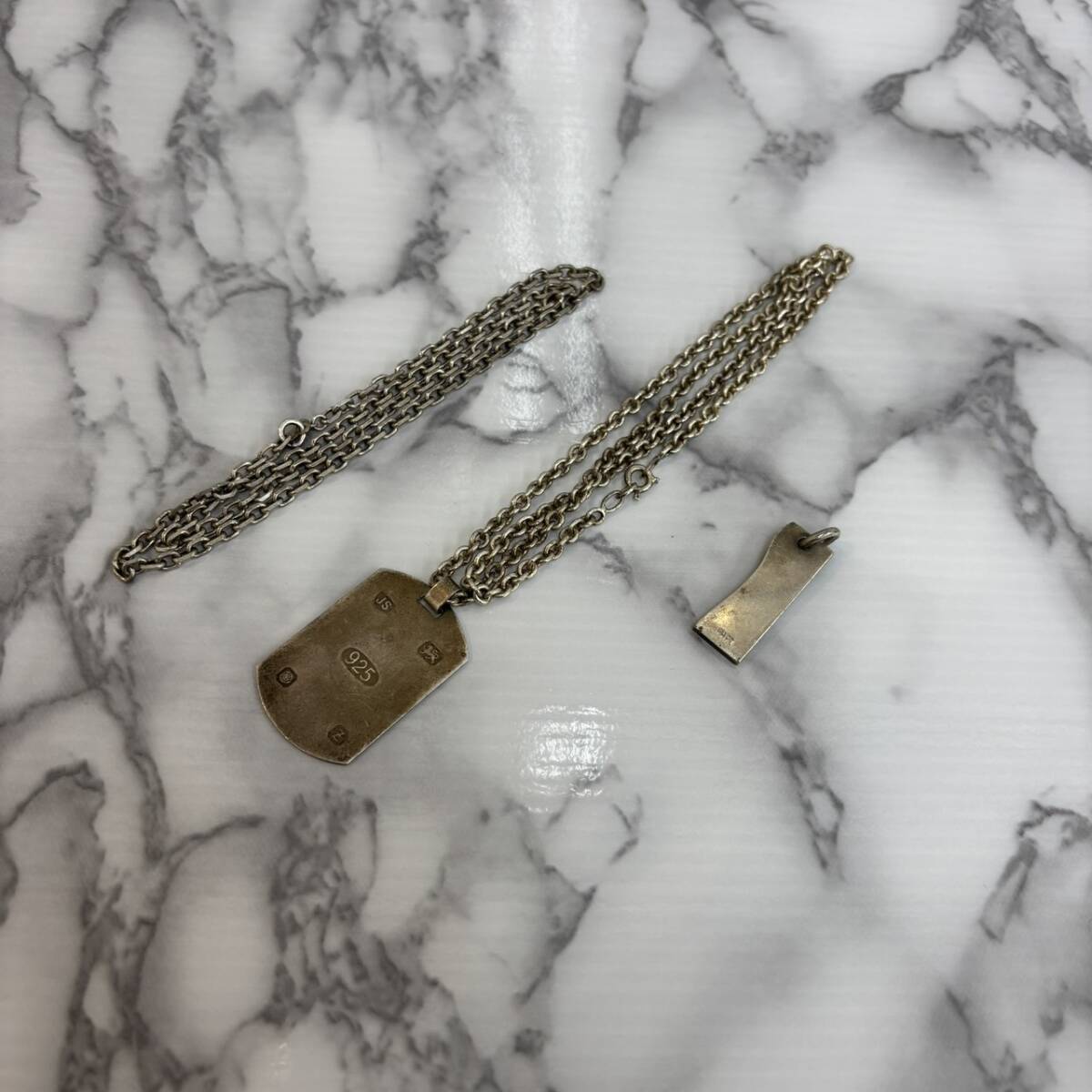 【TG0303②？】925 STARRING 刻印 約43.7g ネックレス 3点 まとめ銀 銀製品 シルバーアクセサリー コレクション 