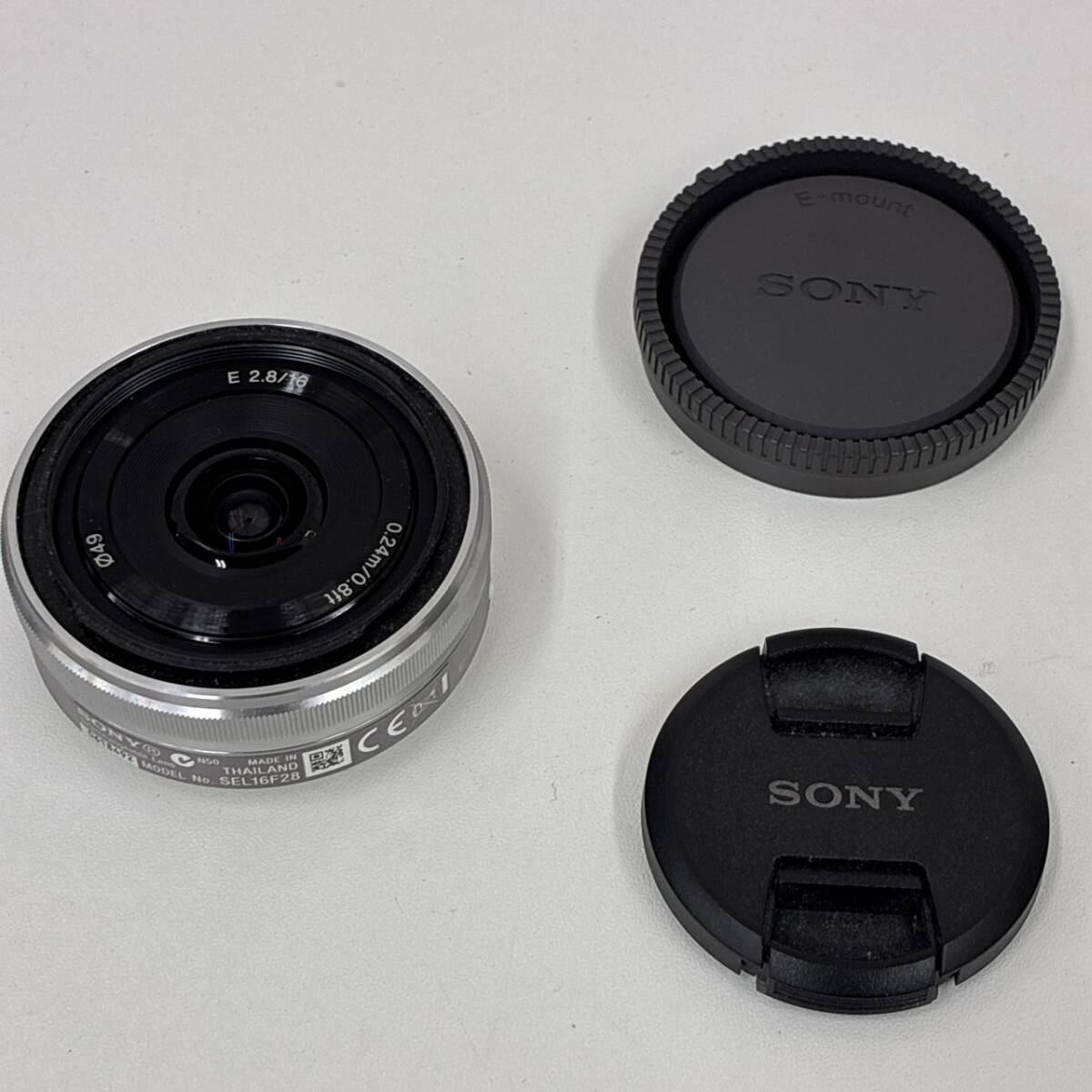 【TG0307】ソニー　SEL16F28　2.8/16　Eマウント　単焦点レンズ　カメラ　レトロ　コレクション