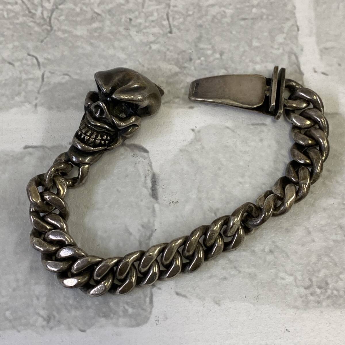  【TS0310①?】刻印なし ブレスレット② 約102g シルバー メンズ アクセサリーファッション