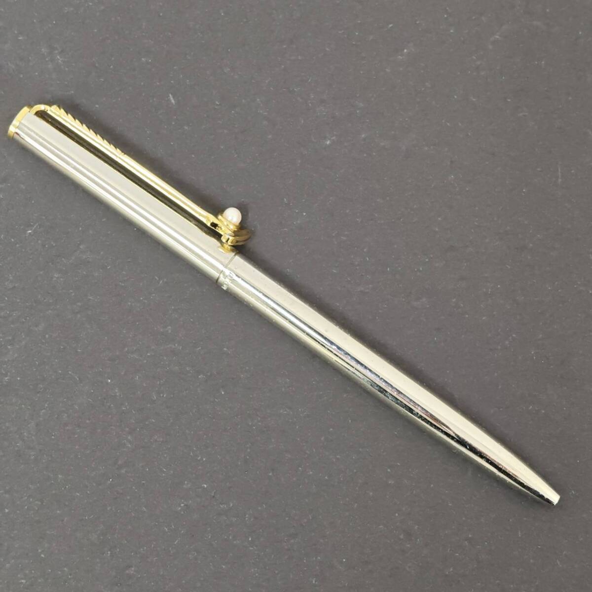 【T0319②】ミキモトボールペン インクあり シルバーカラー ゴールドカラー 文房具 筆記用具 stationery コレクション 趣味