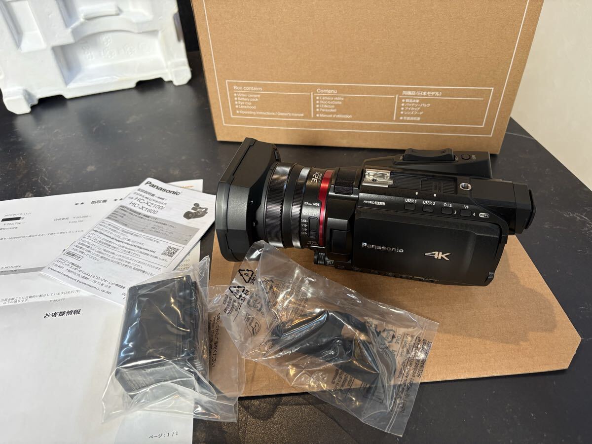 パナソニック HC-X1600 4Kビデオカメラ 業務用