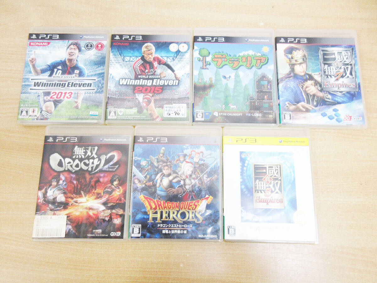 kkg491 プレイステーション3 ソフト 7本 まとめ PS3 三國無双 ウィニングイレブン 無双オロチ ドラクエ など ソニー