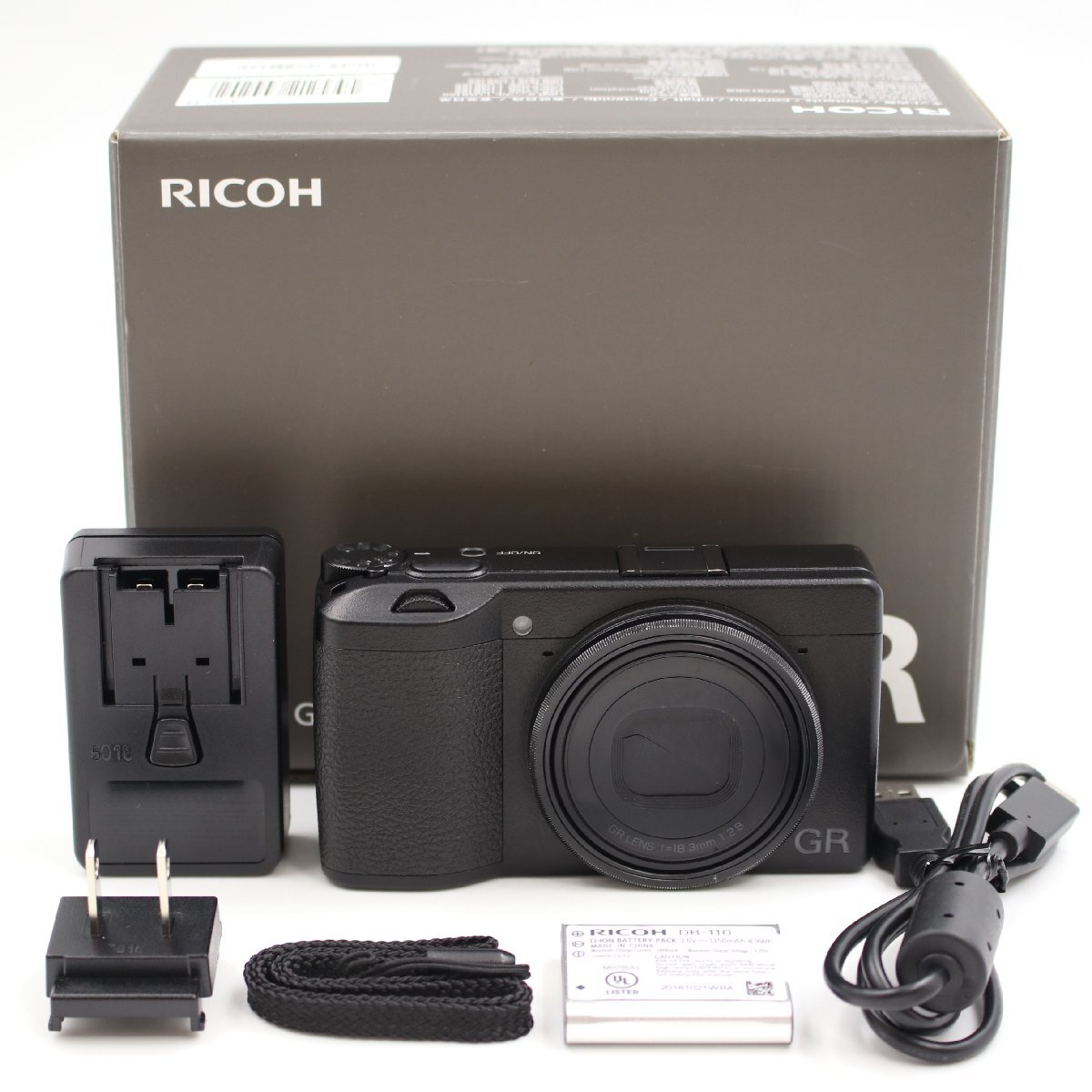 シャッター数14667枚 RICOH GR III ブラック コンパクトデジタルカメラ GR3 リコー