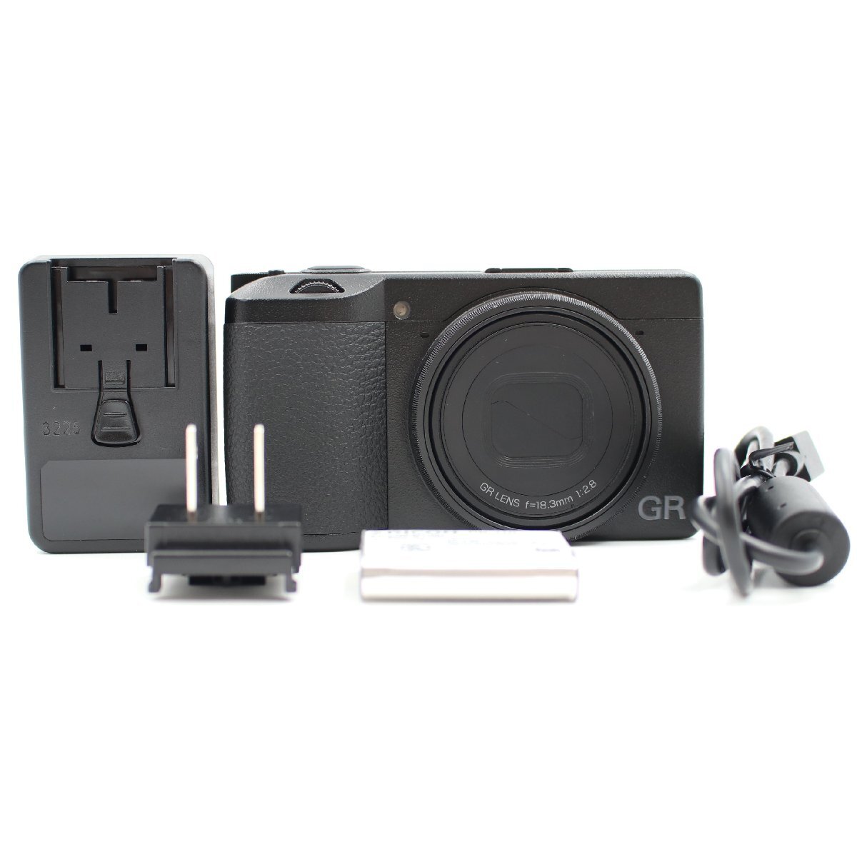 シャッター数6077枚 RICOH GR III ブラック コンパクトデジタルカメラ GR3 リコー