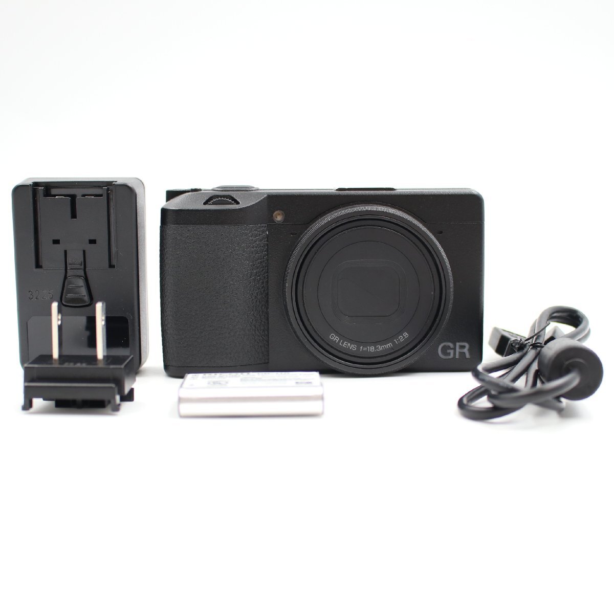 シャッター数3410枚 RICOH GR III ブラック コンパクトデジタルカメラ GR3 リコー