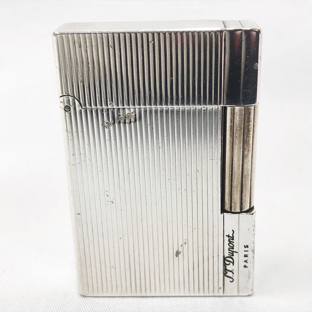 2220221 S.T.Dupont デュポン GATSBY ギャッツビー ローラー式 ガスライター シルバー　サイズ56×38mm