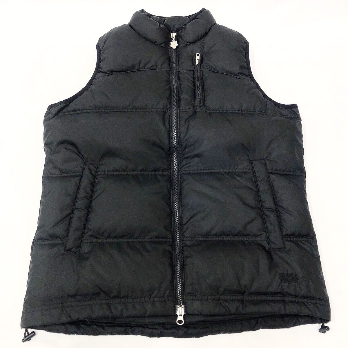 2220221 アシックス社製　Onitsuka Tiger オニツカタイガー ダウンベスト ブラック 黒 Mサイズ　身長167-173cm チェスト89-95cm