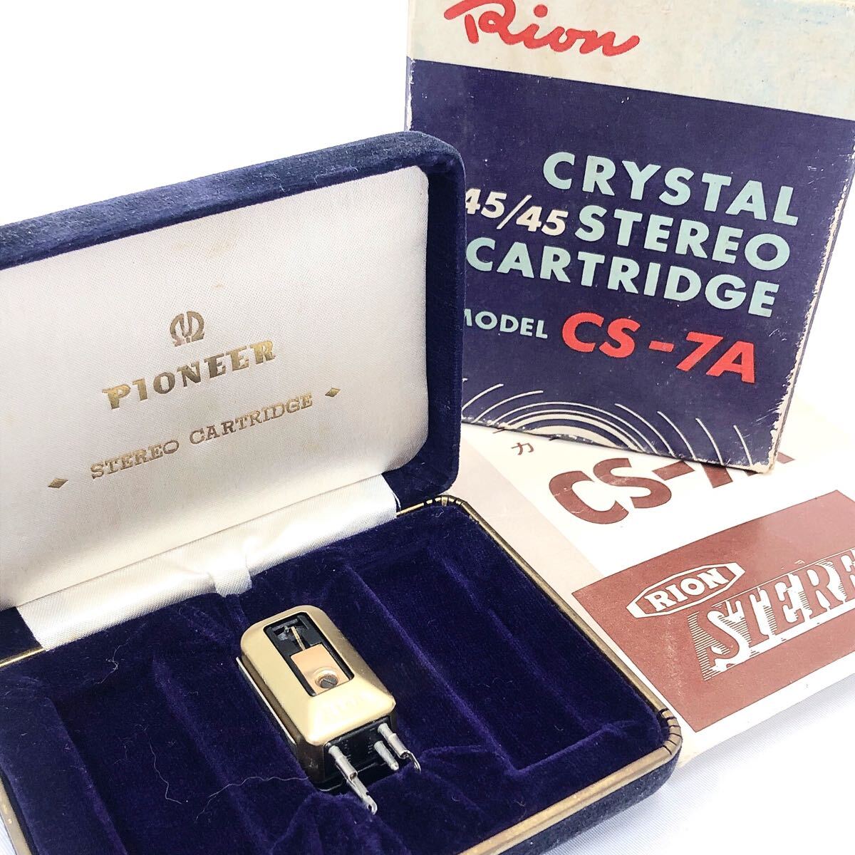 2220221 Rion リオン CS-7A ステレオ クリスタル型 カートリッジ　オーディオ機器