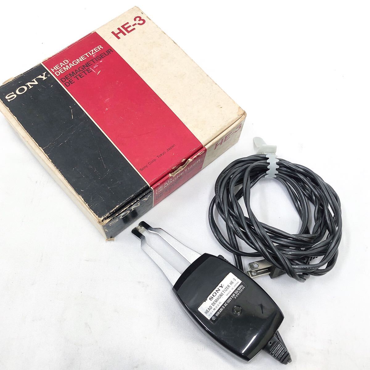 2220221 SONY ソニー HE-3 HEAD DEMAGNETIZER カセットデッキ/オープンデッキ用 テープヘッド消磁器