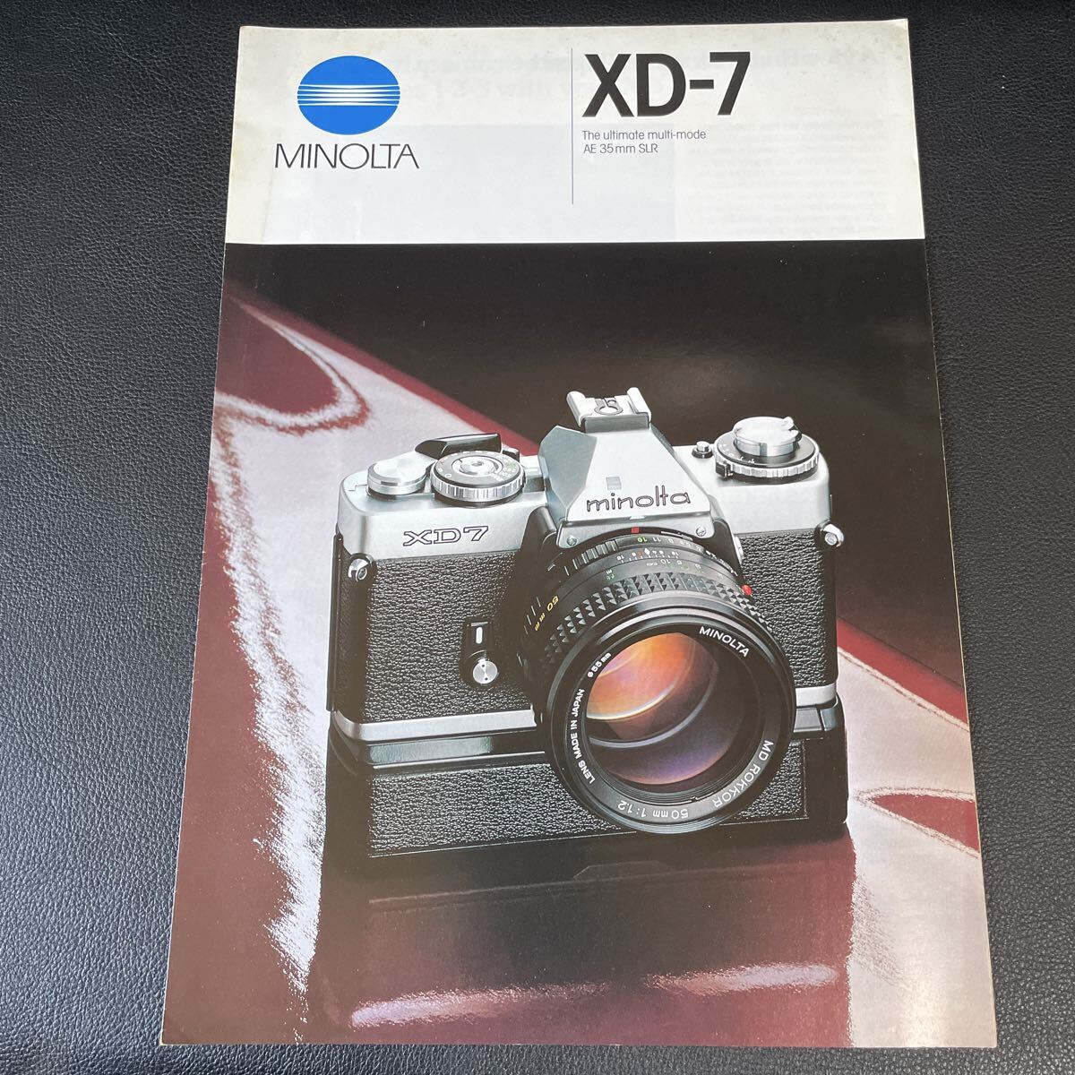 ■MINOLTA ミノルタ XD-7 英語版 【カタログ】■359