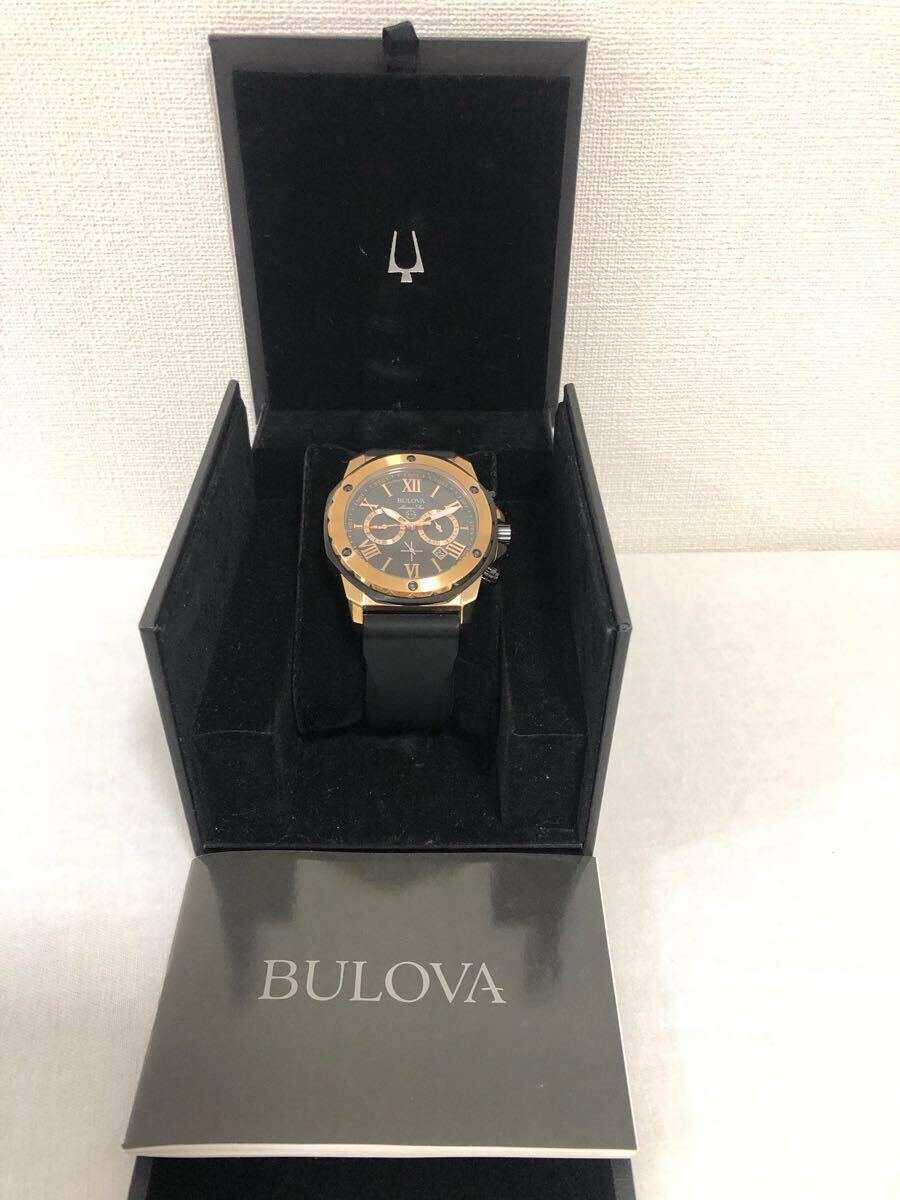 C50 BULOVA ブローバ 98B104 マリンスター クロノグラフ メンズ マリンスター クロノグラフ 腕時計